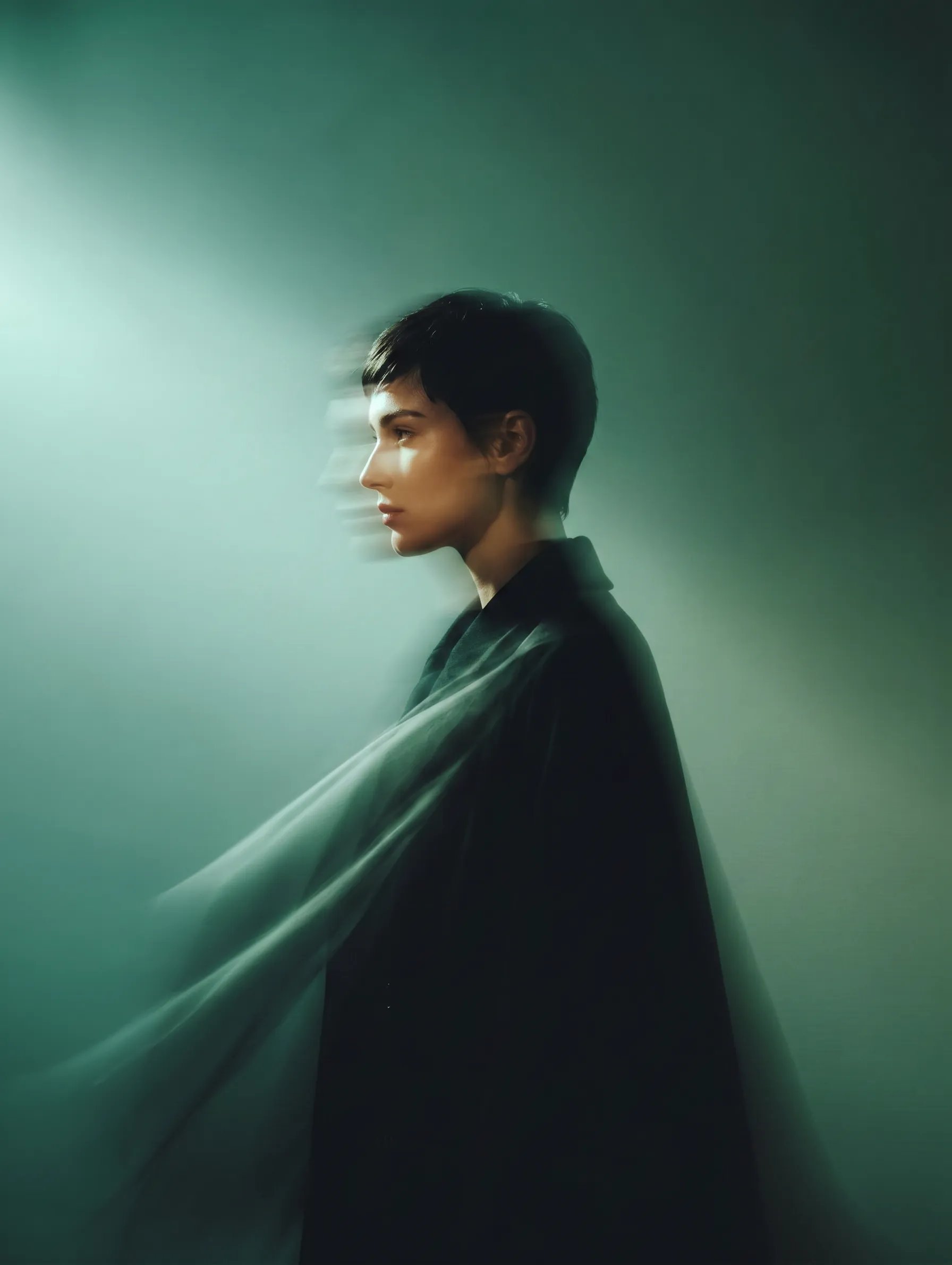 Portrait with soft blur