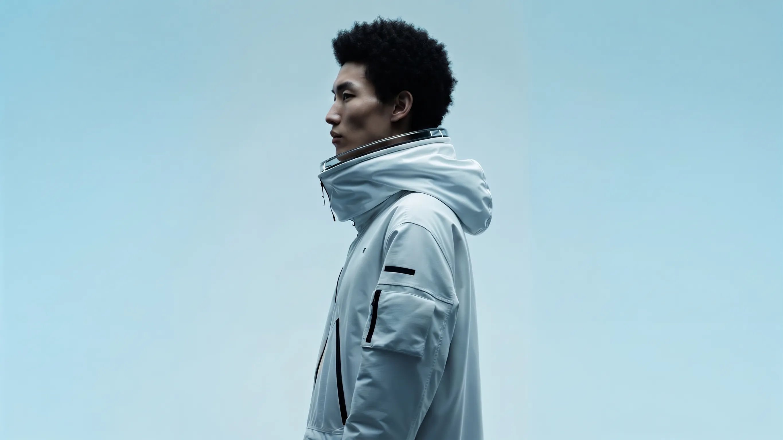 Side profile portrait