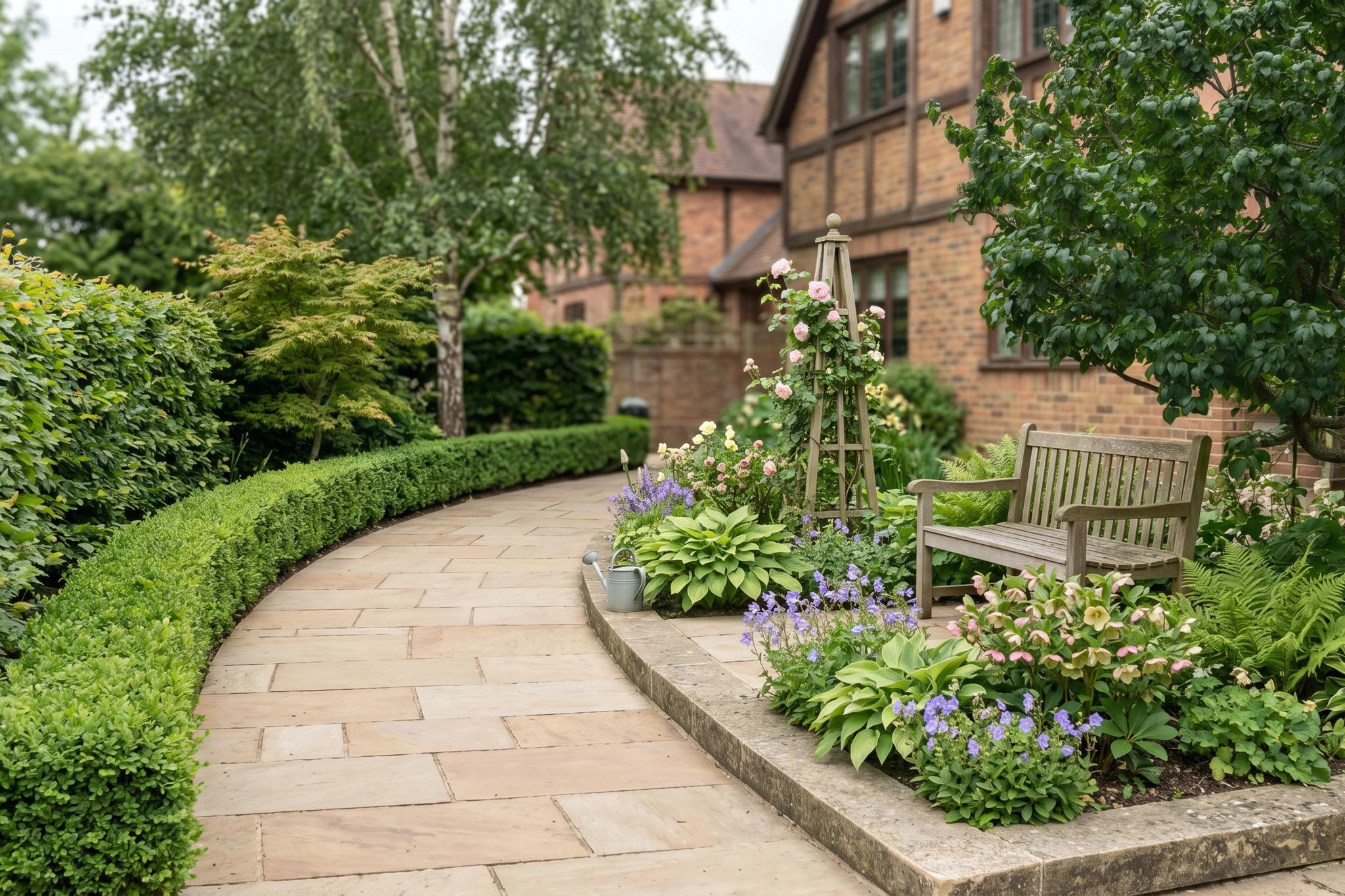 Courtyard path rebuild