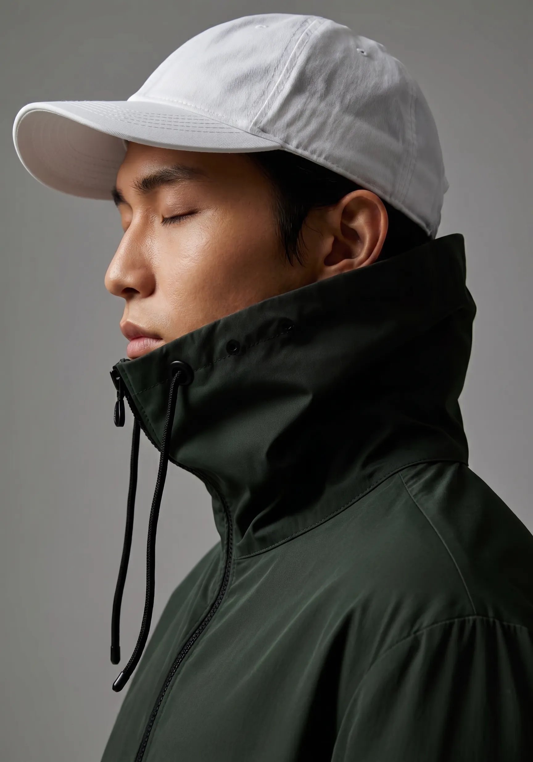 Portrait in hoodie